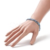 Glass Seed Beaded Two Loops Wrap Bracelet for Women BJEW-JB09216-5