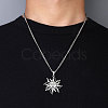 201 Stainless Steel Pendant Necklaces for Man NJEW-Q336-02G-P-3