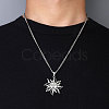 Non-Tarnish 201 Stainless Steel Pendant Necklaces for Man NJEW-Q336-02G-P-3