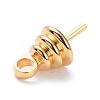 Brass Cup Pearl Peg Bails Pin Pendants KK-H759-33G-3