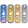 12Pcs 3 Colors Ion Plating(IP) 304 Stainless Steel Connector Charms STAS-SZ0002-96-1