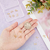 CHGCRAFT 12Pcs 12 Constellations Manual Polishing 304 Stainless Steel Charms STAS-CA0001-83-3