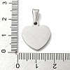 304 Stainless Steel Pendants STAS-I135-12P-A-3