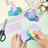 GOMAKERER 3Pcs 3 Styles Mini Plastic Craft Punch for Scrapbooking & Paper Crafts DIY-GO0001-95-3