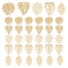 PandaHall Elite Monstera Leaf Pendant Sets DIY-PH0013-15-1