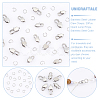 Unicraftale 16Pcs 2 Size Ion Plating(IP) 304 Stainless Steel Lobster Claw Clasps STAS-UN0040-76B-6