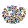 Electroplate Non-magnetic Synthetic Hematite Beads Strands G-N0322-02F-2