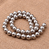 Polished Round Grade A Shell Pearl Bead Strands X-BSHE-M027-6mm-26-2
