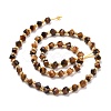 Natural Tiger Eye Beads Strands G-P463-39-3