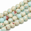 Synthetic Imperial Jasper Beads Strands G-S300-41A-6mm-1