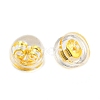 Resin & Brass Ear Nuts FIND-H046-01G-2