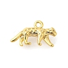 Leopard Rack Plating Brass Pendants Charms KK-S396-43G-1