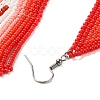 Bohemian Style Handmade Beaded Tassel Earrings for Women JF0314-5-2