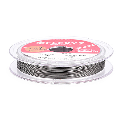 Non-Tarnish Tiger Tail Wire TWIR-N004-0.3mm-P-1