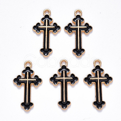 Alloy Enamel Pendants ENAM-S121-059A-1