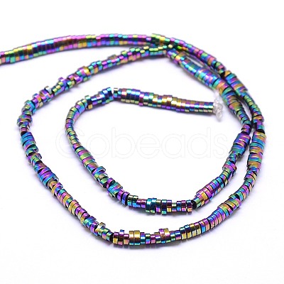 Electroplate Non-magnetic Synthetic Hematite Beads Strands G-I094-06-1