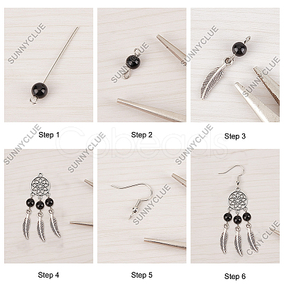 SUNNYCLUE DIY Bohemia Chandelier Earring Making Kit DIY-SC0020-94-1