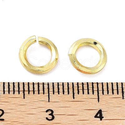 Rack Plating Brass Jump Rings KK-A205-08G-1