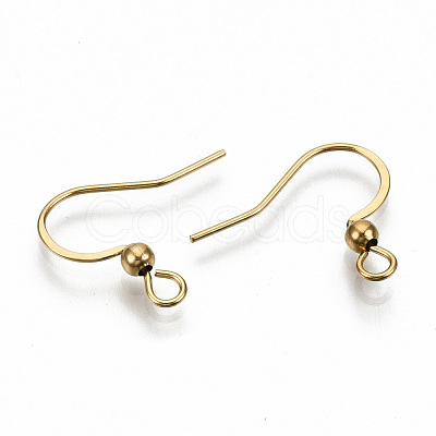 304 Stainless Steel French Earring Hooks STAS-S111-004G-NR-1