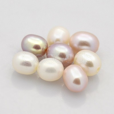 Natural Cultured Freshwater Pearl Beads X-PEAR-M010-M-1