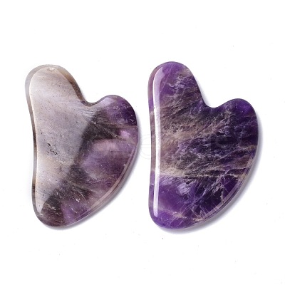 Natural Amethyst Gua Sha Boards G-O203-01-1