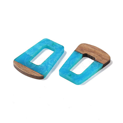 Resin & Wood Pendants WOOD-F015-11E-1