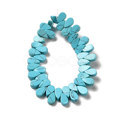 Synthetic Turquoise Beads Strands G-B064-B48-1