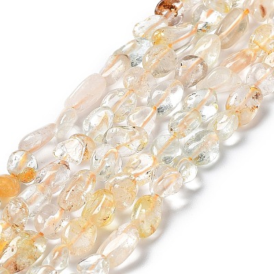 Natural Topaz Beads Strands G-I351-A10-1