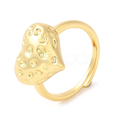 Rack Plating Brass Adjustable Ring for Women RJEW-Q770-28G-1