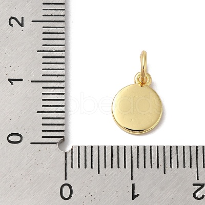 Real 18K Gold Plated Brass Enamel Charms KK-L216-001G-F03-1