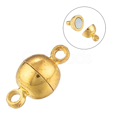 Brass Magnetic Clasps with Loops X-MC019-NFG-1