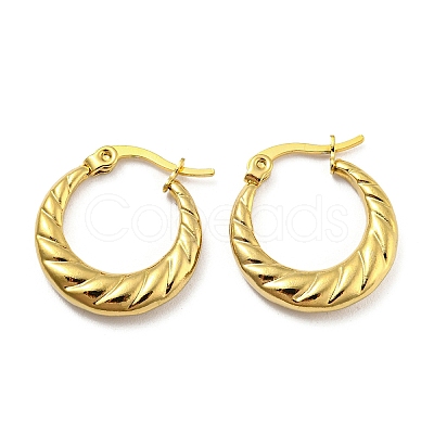 PVD Vacuum Plating 304 Stainless Steel Hoop Earrings for Women EJEW-Q772-06G-1