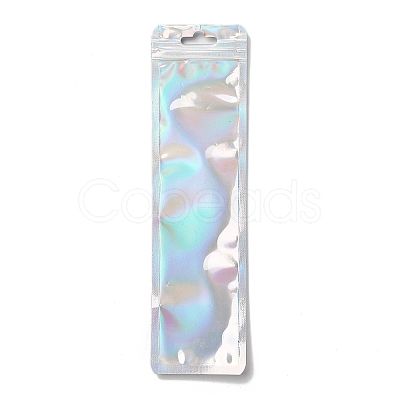 Glitter Holographic Plastic Packaging Yinyang Zip Lock Bags OPP-F002-02-1