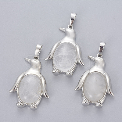 Natural Quartz Crystal Pendants G-L512-A28-1