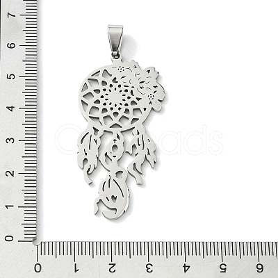 Non-Tarnish 201 Stainless Steel Big Pendants STAS-U003-05P-1