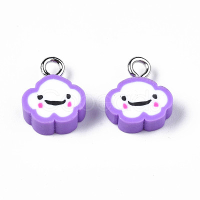 Handmade Polymer Clay Charms CLAY-N006-37B-01E-1