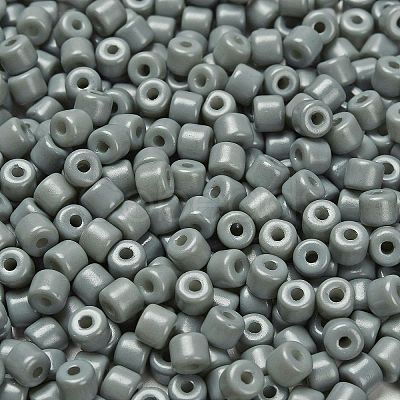 Baking Paint Pearlized Glass Seed Beads SEED-C001-04A-07-1