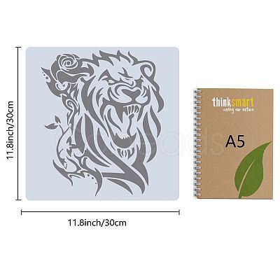 PET Plastic Drawing Painting Stencils Templates DIY-WH0244-092-1