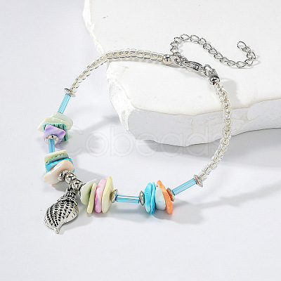 Bohemian Shell Bead Bracelets EM2615-5-1