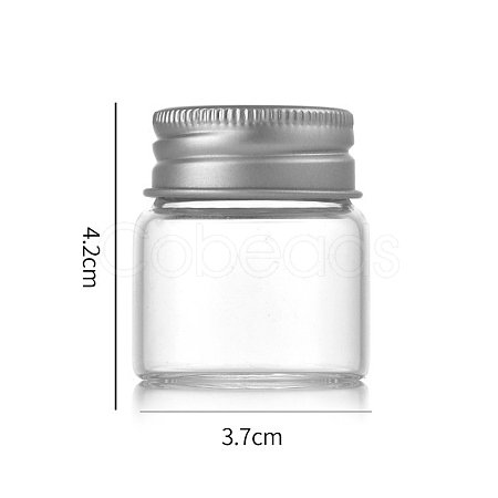Clear Glass Bottles Bead Containers CON-WH0085-76A-01-1