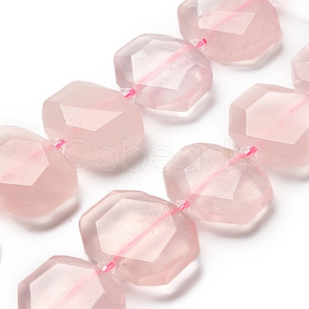 Natural Rose Quartz Beads Strands G-H078-B03-01-1