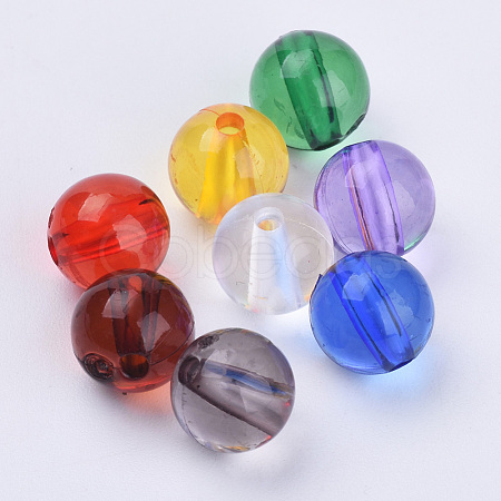 Transparent Acrylic Beads TACR-Q255-26mm-V-1