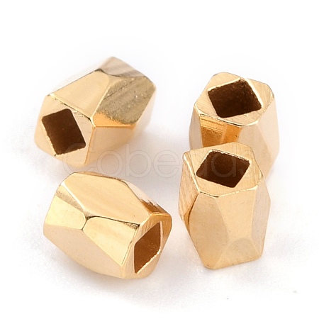 Brass Spacer Beads KK-O133-202D-G-1