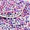 Opaque Acrylic Beads, Round, Medium Purple, 4mm, Hole: 1.2mm