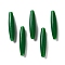 Opaque Acrylic Beads, Bicone, Green, 28x6mm, Hole: 1.5mm, about 793pcs/500g