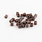 PE Fuse Beads, DIY Melty Beads, Tube, Coconut Brown, 5x5mm, Hole: 3mm