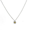 Flower Summer Fashion 925 Sterling Silver Pendant Necklaces, Golden & Silver, 15.75 inch(40cm)