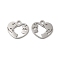 Non-Tarnish 304 Stainless Steel Charms, Laser Cut, Heart Charm, Stainless Steel Color, 11.5x13x1mm, Hole: 1.5mm