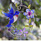 Metal Wind Chime, for Garden Outdoor Hanging Decoration, Bird, 350mm