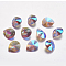 Faceted Glass Rhinestone Pendants, Imitation Austrian Crystal, teardrop, Violet, 16x9x5.5mm, Hole: 1.4mm